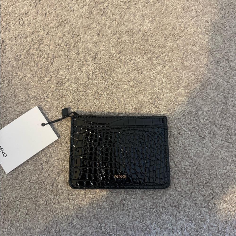 Brand new with tags mango black card wallet